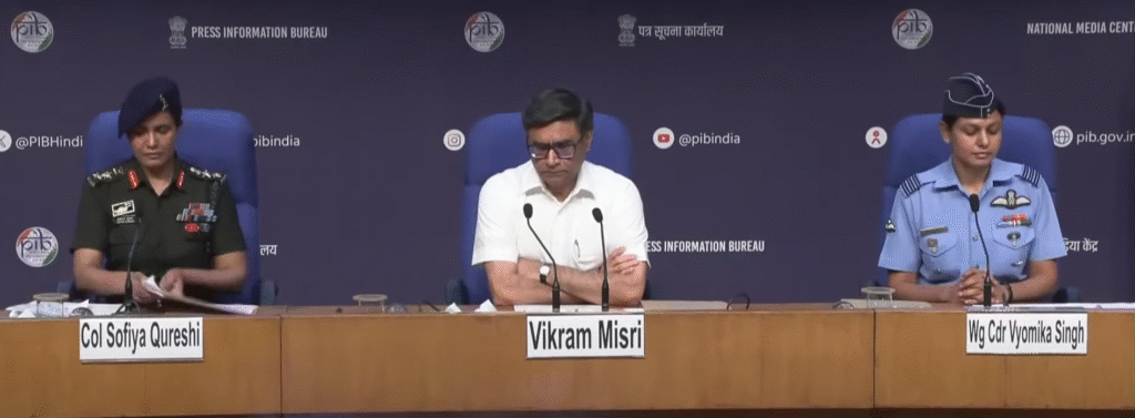 Colonel Sofia Qureshi and Wing Commander Vyomika Singh,